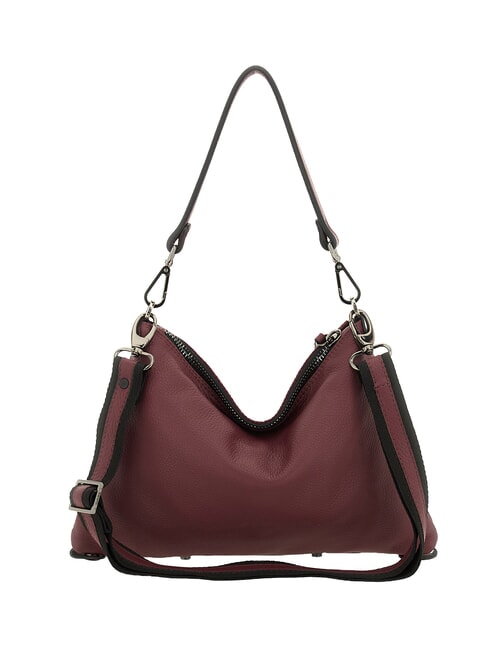FILIPPA M Shoulder bag, with shoulder strap, in leather Chianti - Women&rsquo;s Bags