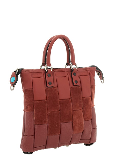 G3 MINI M Convertible bag, in leather terracotta - Women&rsquo;s Bags