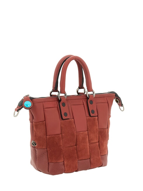 G3 MINI M Convertible bag, in leather terracotta - Women&rsquo;s Bags