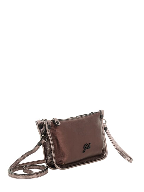 BELLA Mini shoulder bag, in leather comb.burnt - Women&rsquo;s Bags