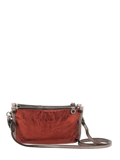 BELLA Mini shoulder bag, in leather comb.burnt - Women&rsquo;s Bags