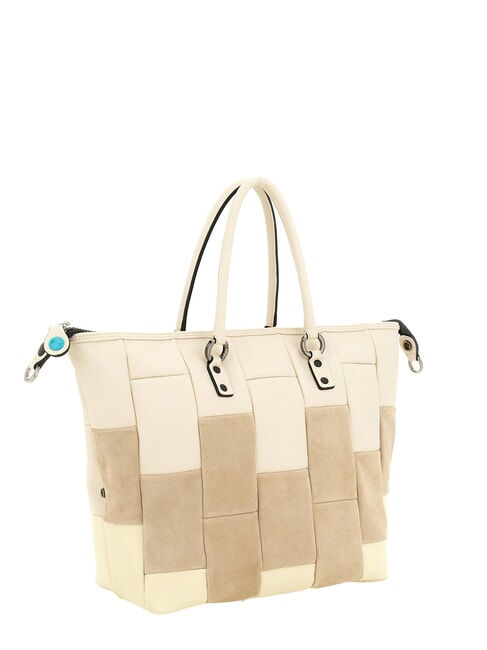 G3 PLUS XL Convertible Shopping Bag, in Leather linen - Women&rsquo;s Bags