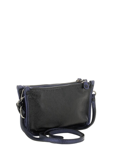 BELLA Mini shoulder bag, in leather coal comb. - Women&rsquo;s Bags