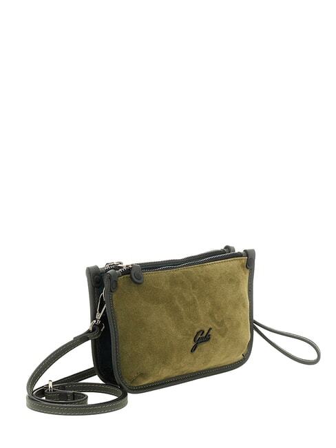 BELLA Mini shoulder bag, in leather parsley tones - Women&rsquo;s Bags