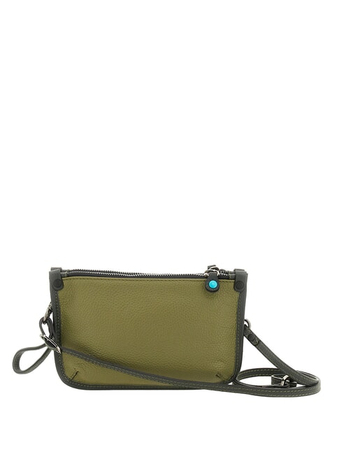BELLA Mini shoulder bag, in leather parsley tones - Women&rsquo;s Bags