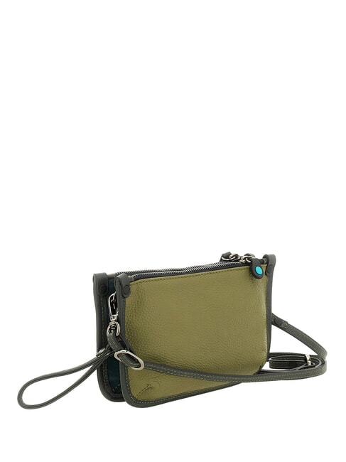 BELLA Mini shoulder bag, in leather parsley tones - Women&rsquo;s Bags
