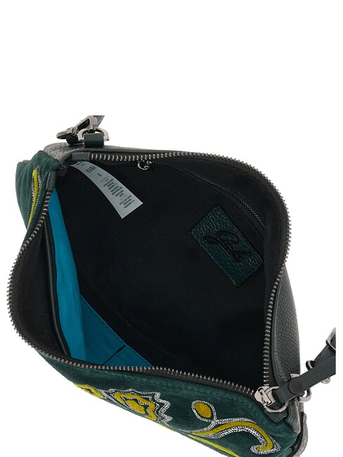 BEYONCE Clutch bag with shoulder strap, in leather fir - Women&rsquo;s Bags