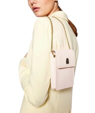 FURLA 1927 Vertical mini shoulder bag in ares leather PARCHMENT - Women&rsquo;s Bags - 2