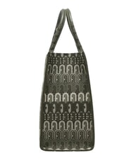 FURLA OPPORTUNITY L Recycled jacquard tote bag cactus tones - Women&rsquo;s Bags - 2