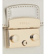 FURLA METROPOLIS Mini shoulder bag ruthenium color - Women&rsquo;s Bags - 3