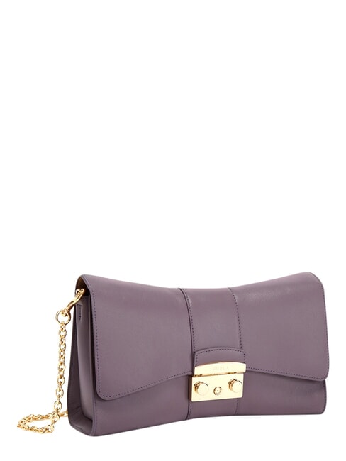 METROPOLIS Shoulder bag in leather violet - Women&rsquo;s Bags