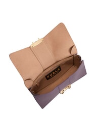 FURLA METROPOLIS Shoulder bag in leather violet - Women&rsquo;s Bags - 4