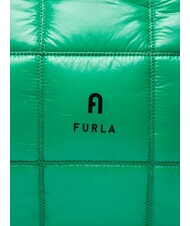 FURLA OPPORTUNITY Tote bag in shiny fabric joker green - Women&rsquo;s Bags - 6
