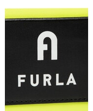 FURLA IRIS Mini handbag, with shoulder strap fluorescent yellow + black - Women&rsquo;s Bags - 7
