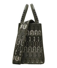 FURLA OPPORTUNITY S Recycled jacquard tote bag cactus tones - Women&rsquo;s Bags - 3