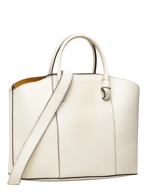 MIASTELLA Handbag with shoulder strap white cotton - Women&rsquo;s Bags