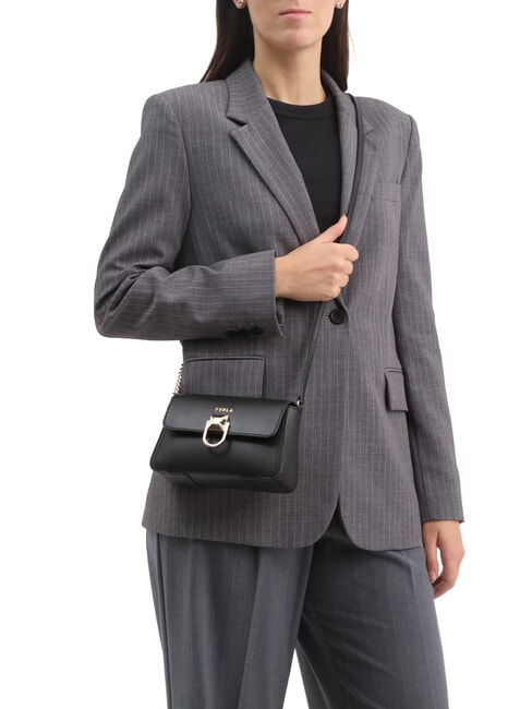 CIRCE Mini shoulder bag, in leather Black - Women&rsquo;s Bags