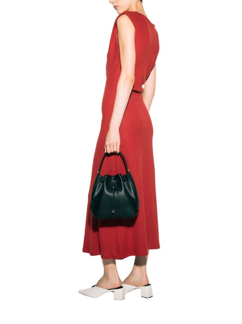 ATENA Mini Bucket Bag with Shoulder Strap Black - Women&rsquo;s Bags