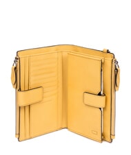 PIQUADRO CAMPIONARIO - DAFNE Leather wallet Yellow - Women&rsquo;s Wallets - 2