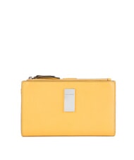 PIQUADRO CAMPIONARIO - DAFNE Leather wallet Yellow - Women&rsquo;s Wallets - 3
