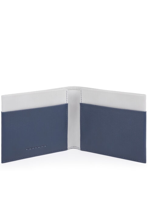 CAMPIONARIO - URBAN Leather wallet BLUE / GRAY - Men&rsquo;s Wallets