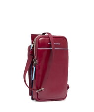 PIQUADRO CAMPIONARIO - BLUE SQUARE Hanging wallet RED - Men&rsquo;s Wallets - 2