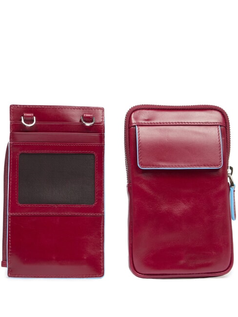 CAMPIONARIO - BLUE SQUARE Hanging wallet RED - Men&rsquo;s Wallets