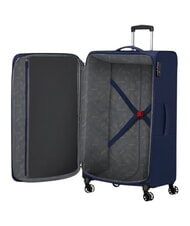 AMERICAN TOURISTER AIR WAVE Large Trolley navy/orange - Semi-rigid Trolley Cases - 2