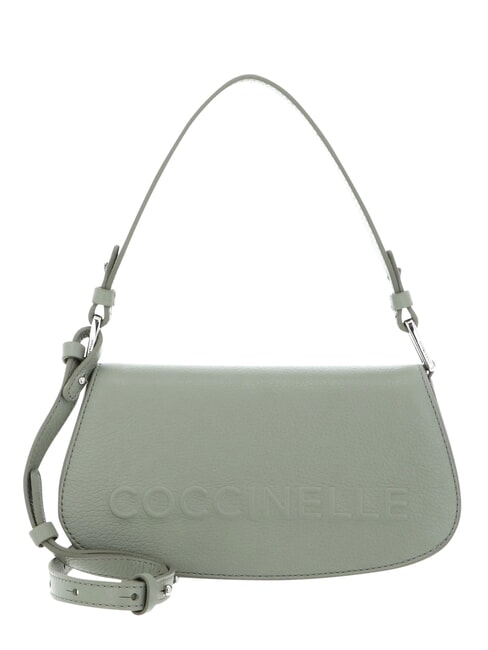 MYRTHA MAXI LOG Leather shoulder bag with shoulder strap greenery - Women&rsquo;s Bags