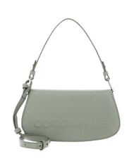 COCCINELLE MYRTHA MAXI LOG Leather shoulder bag with shoulder strap greenery - Women&rsquo;s Bags - 3