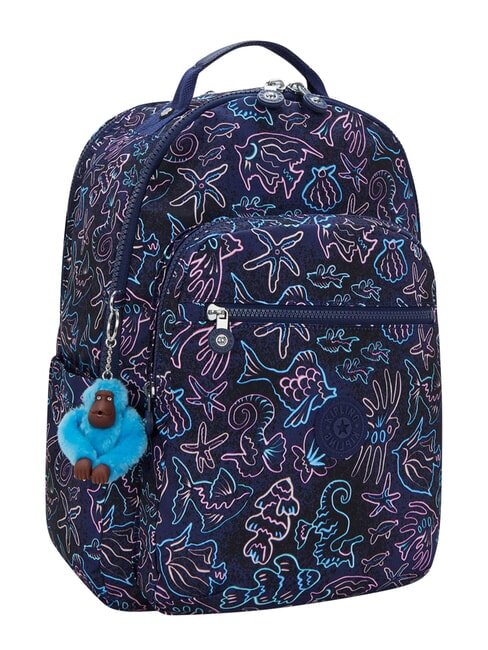 SEOUL COLLEGE BTS 15" laptop backpack disco fish - Backpacks & School and Leisure