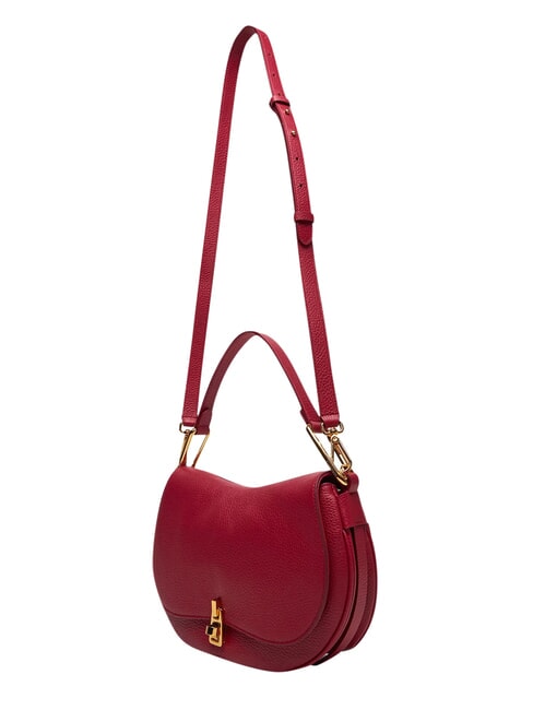 MAGIE SOFT Leather shoulder bag with shoulder strap sangria - Women&rsquo;s Bags