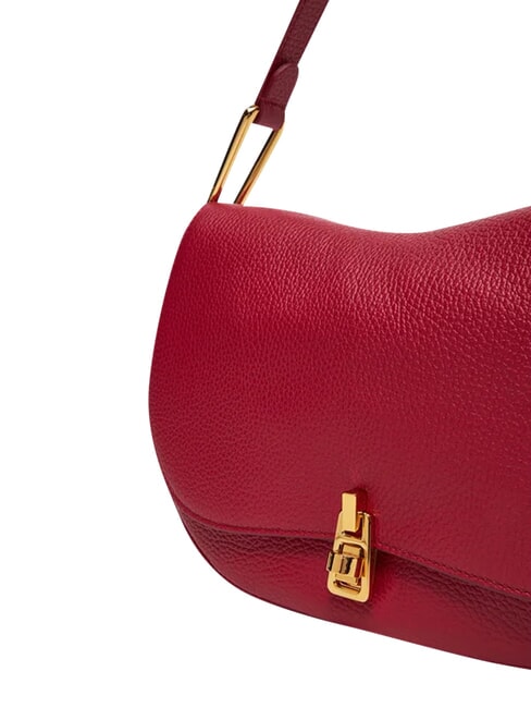 MAGIE SOFT Leather shoulder bag with shoulder strap sangria - Women&rsquo;s Bags