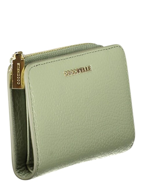 METALLIC SOFT Small leather wallet greenery - Women&rsquo;s Wallets