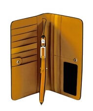 PIQUADRO MUSE Wallet with coin purse, in leather Yellow - Women&rsquo;s Wallets - 4