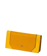 PIQUADRO MUSE Wallet with coin purse, in leather Yellow - Women&rsquo;s Wallets - 5