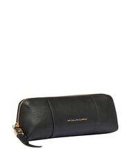 PIQUADRO CIRCLE Leather pen case Black - Sachets & Travels Cases - 3