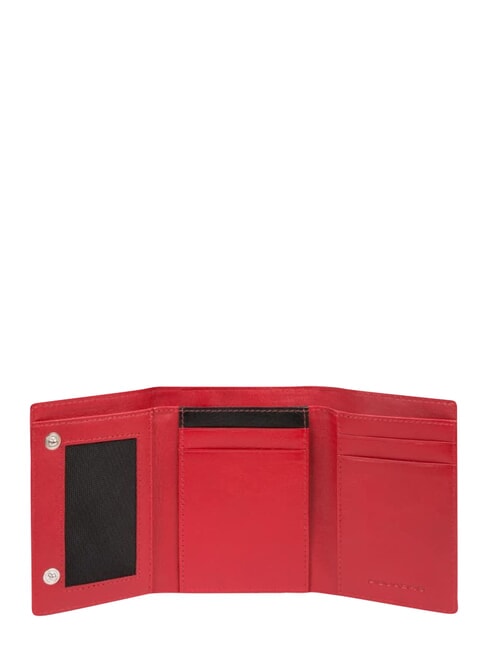 PQ-BIOS Foldable coin purse, made of recycled nylon RED - Men&rsquo;s Wallets