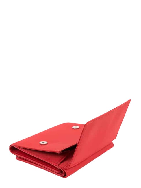 PQ-BIOS Foldable coin purse, made of recycled nylon RED - Men&rsquo;s Wallets