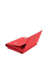 PIQUADRO PQ-BIOS Foldable coin purse, made of recycled nylon RED - Men&rsquo;s Wallets - 3