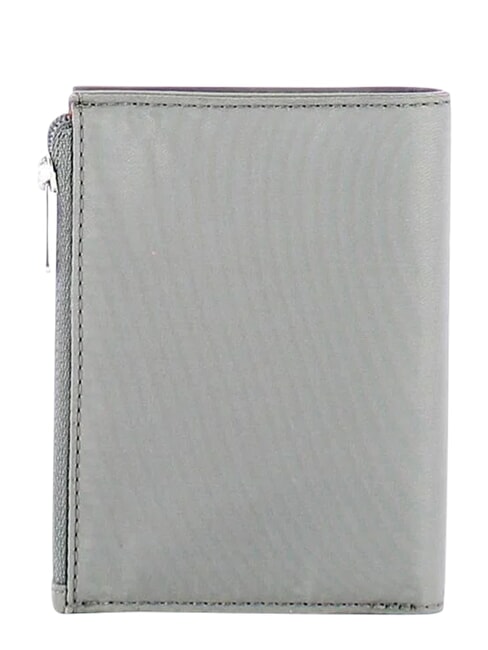 PQ-BIOS Foldable coin purse, made of recycled nylon GREY - Men&rsquo;s Wallets