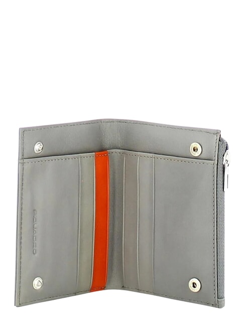 PQ-BIOS Foldable coin purse, made of recycled nylon GREY - Men&rsquo;s Wallets