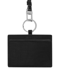 PIQUADRO BLUE SQUARE Card or badge holder, neck Black - Men&rsquo;s Wallets - 2