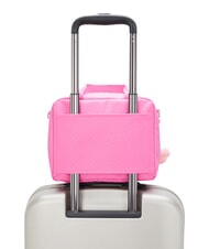 KIPLING MIYO BTS Food carrier with shoulder strap pink mermaid embossed - Kids bags and accessories - 5