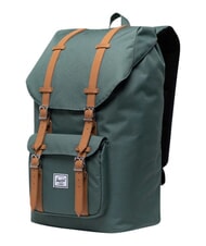 HERSCHEL backpack LITTLE AMERICA model, 15 "PC holder dark forest - Laptop backpacks - 3