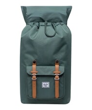 HERSCHEL backpack LITTLE AMERICA model, 15 "PC holder dark forest - Laptop backpacks - 4