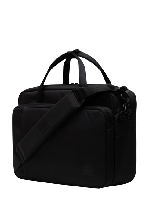 GIBSON Messenger bag for PC, in fabric BLACK - Work Briefcases