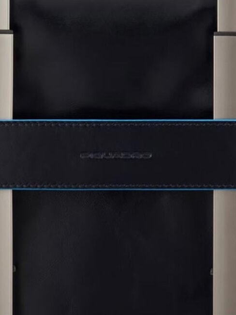 B2 REVAMP 14" laptop briefcase, in leather blue - Work Briefcases