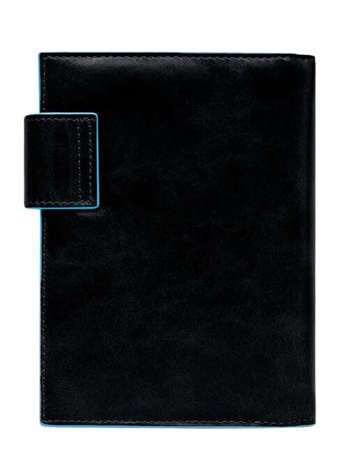 BLUE SQUARE Small leather organizer diary Black - Tablet holder& Organizer