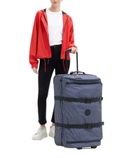 KIPLING AVIANA L Large size trolley 3d k blue - Semi-rigid Trolley Cases - 3